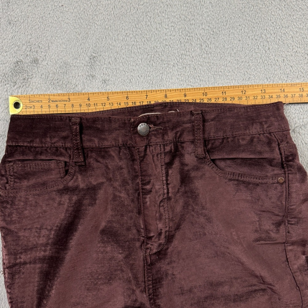 Free People Skinny Pants Brown Plum High Rise Size‎ 28 Stretch (W28in. x L26in.) - Picture 9 of 9